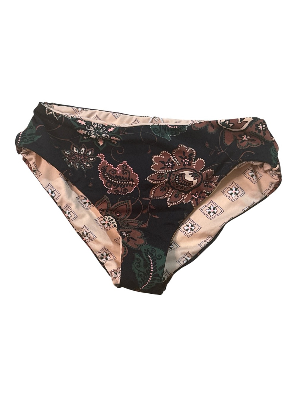 Carve Designs Floral Bikini Bottoms in Black, Pink & Brown Size Small Cheeky NWT - Picture 4 of 7